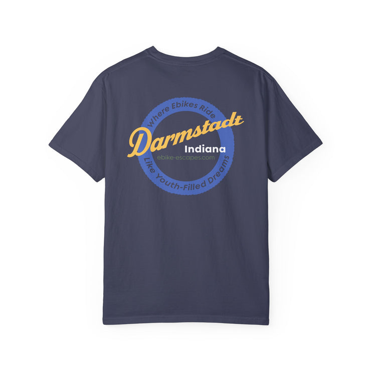 Garment-Dyed T-shirt - Ebike-Escapes Electric Bicycle Shop: Darmstadt Dreams