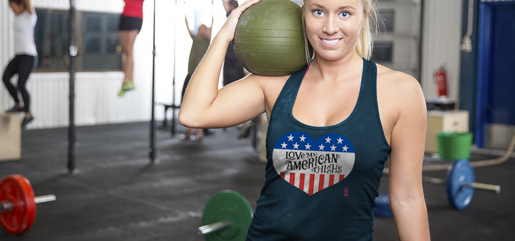 Love My American Thighs workout shirt under $25
