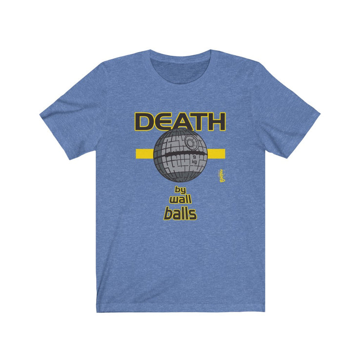 DEATH by Wall Balls - Mens and Womens Workout T Shirt Burpee Bod