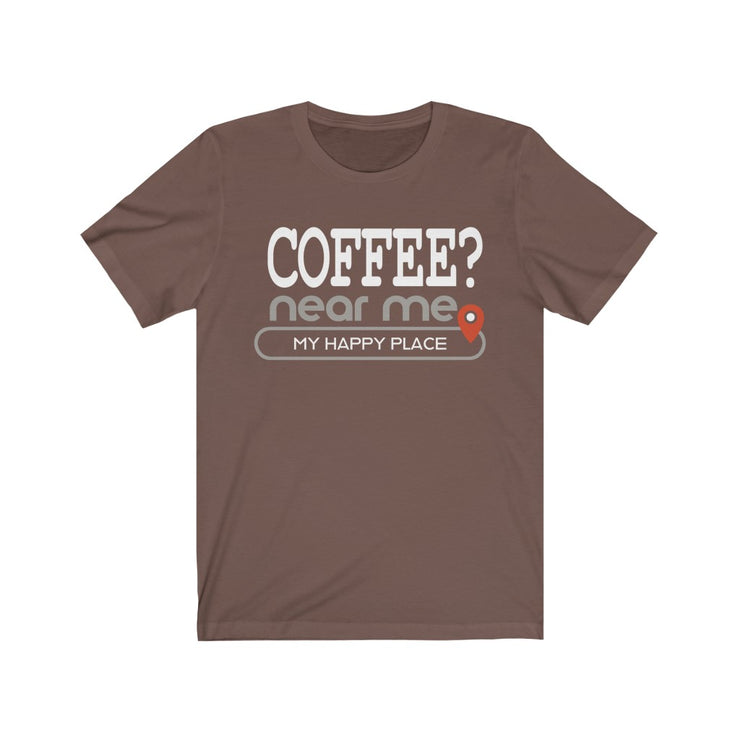 Coffee? near me - Mens and Womens Workout T Shirt
