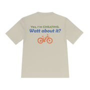Ebike-Escapes: Yes, I'm Cheating. Watt about it? - Mens and Womens Riding Shirt