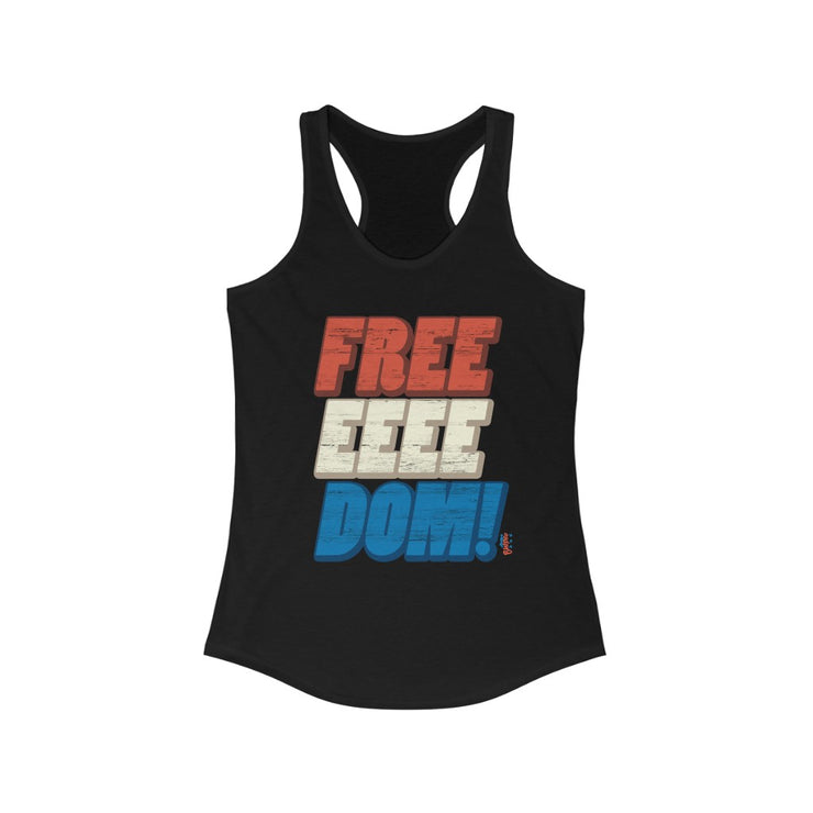 FREEEEEEDOM! - Womens Racerback Tank Tops