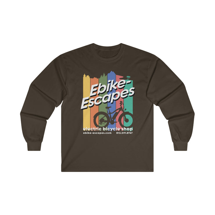 Ebike-Escapes: Addicted to my Mobile Device - Unisex Ultra Cotton Long Sleeve Ebike Shirt