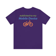 Ebike-Escapes: Addicted to my Mobile Device - Mens and Womens Electric Bike T Shirt