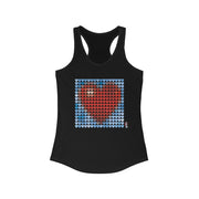 Love From a Distance - Womens Racerback Tank Tops