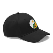 Yin-Yang - Egg-Avacado - Unisex Twill Hat Burpee Bod