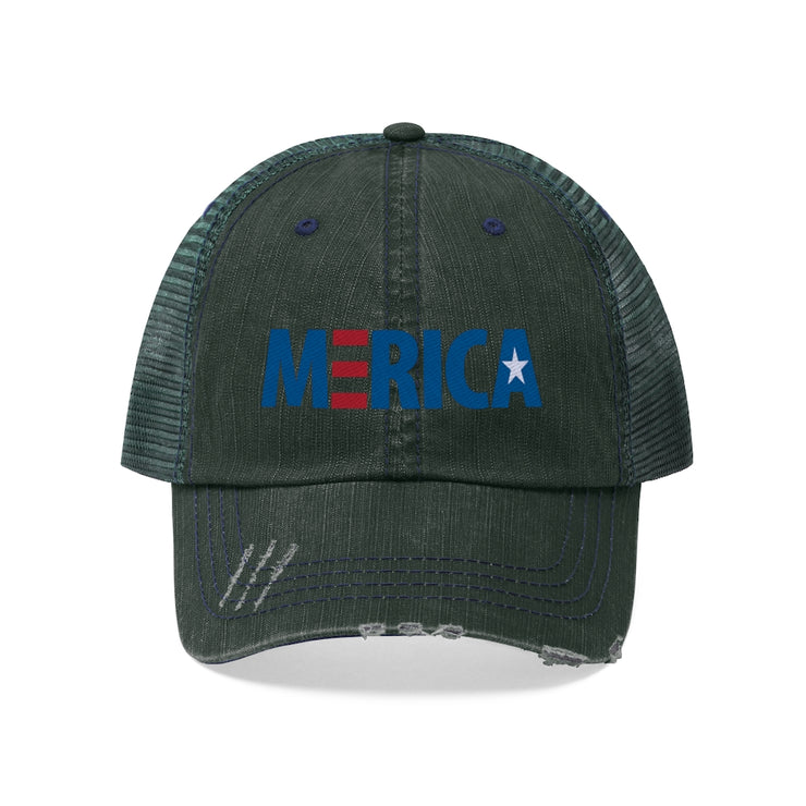 Merica - Unisex Trucker Hat Burpee Bod
