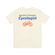 Ebike-Escapes: Electric Therapy Cycologist - Mens and Womens Electric Bike T Shirt