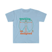 Working as Designed - Men's Fitted Workout T Shirt