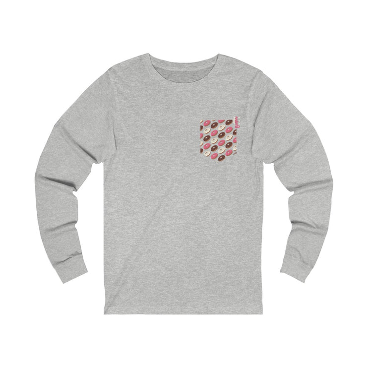 Is that a Donut in your pocket...? - Unisex Jersey Long Sleeve Tee Burpee Bod