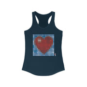 Love From a Distance - Womens Racerback Tank Tops