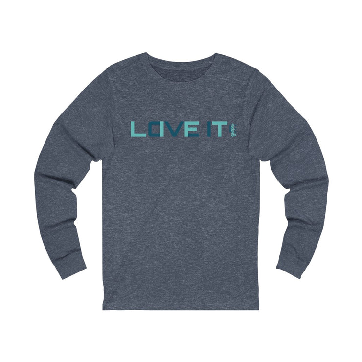 Lift, Love It - Unisex Jersey Long Sleeve Tee Burpee Bod