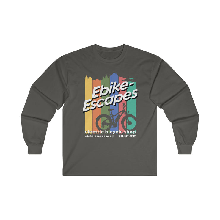 Ebike-Escapes: Addicted to my Mobile Device - Unisex Ultra Cotton Long Sleeve Ebike Shirt