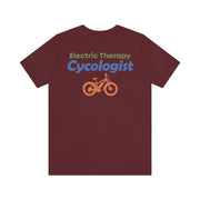 Ebike-Escapes: Electric Therapy Cycologist - Mens and Womens Electric Bike T Shirt
