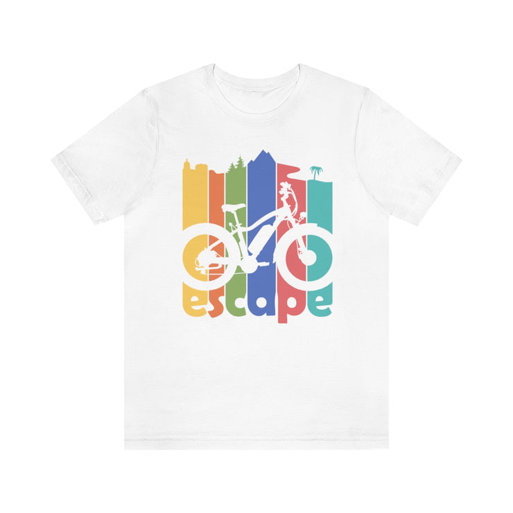 escape: Mens and Womens Electric Bike T Shirt