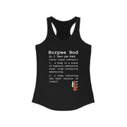 What is a Burpee Bod? - Womens Racerback Tank Tops